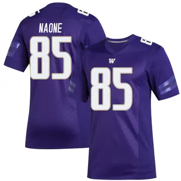 Men's Baron Naone Washington Huskies Adidas Premier Purple Replica Football Jersey