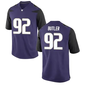 Men's Bryce Butler Washington Huskies Nike Game Purple Football College Jersey