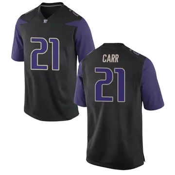 Men's Quaid Carr Washington Huskies Nike Replica Black Football College Jersey