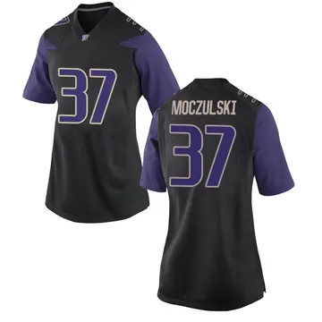 Women's Ethan Moczulski Washington Huskies Nike Game Black Football College Jersey
