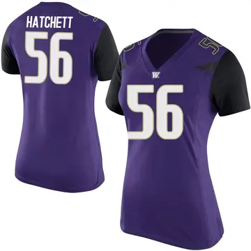 Women's Geirean Hatchett Washington Huskies Nike Replica Purple Football College Jersey