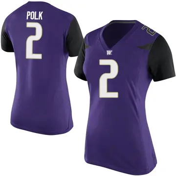 Women's Ja'Lynn Polk Washington Huskies Nike Game Purple Football College Jersey