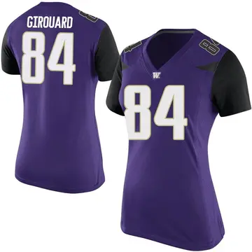 Women's Jackson Girouard Washington Huskies Nike Game Purple Football College Jersey