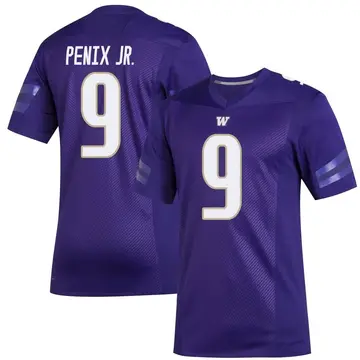 Youth Michael Penix Jr. Washington Huskies Adidas Premier Purple Replica Football Jersey