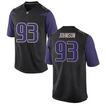 Youth Tyrese Johnson Washington Huskies Nike Game Black Football College Jersey